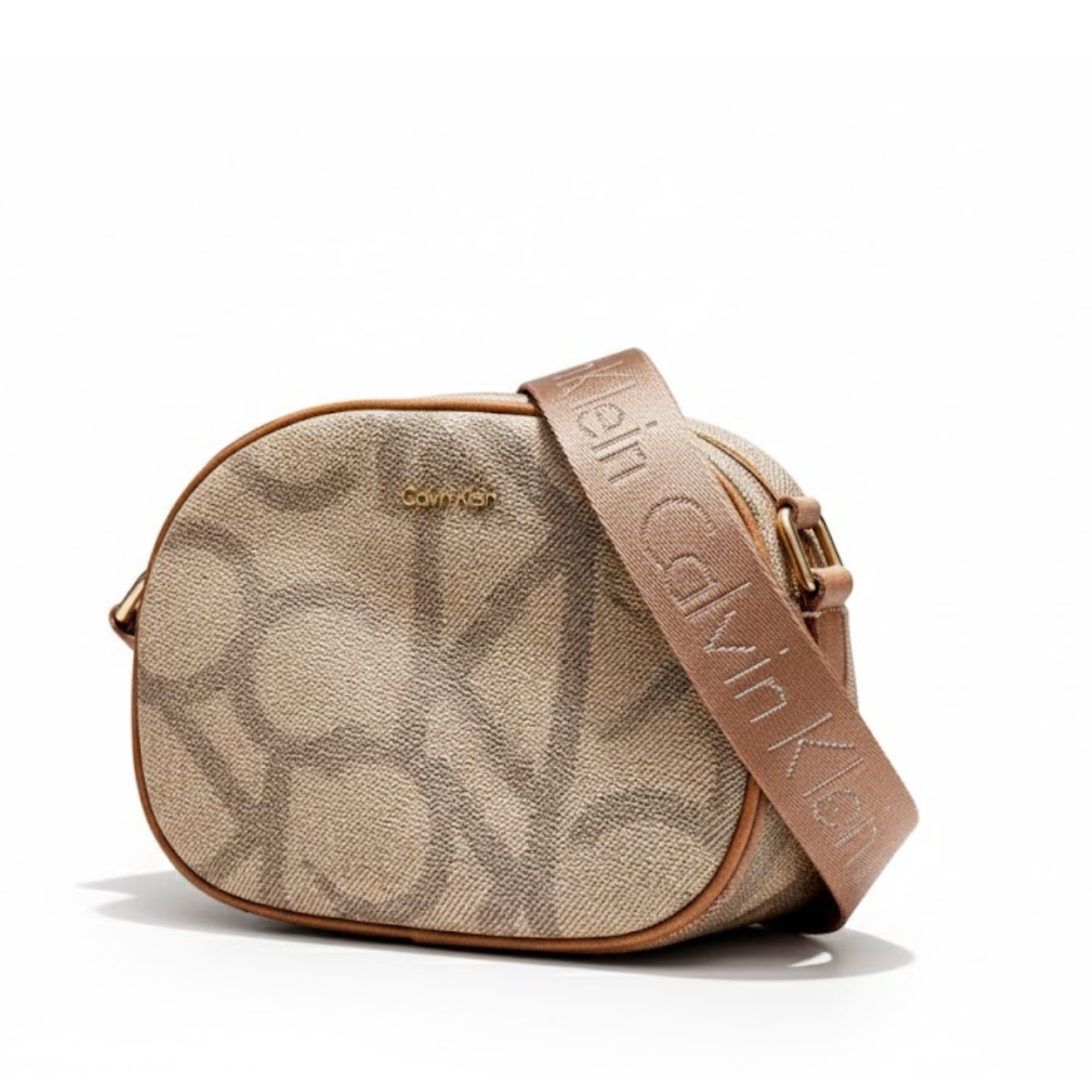 Calvin Klein Ultralight Saddle Handbag Women - BRNOLV - Brown-Olive