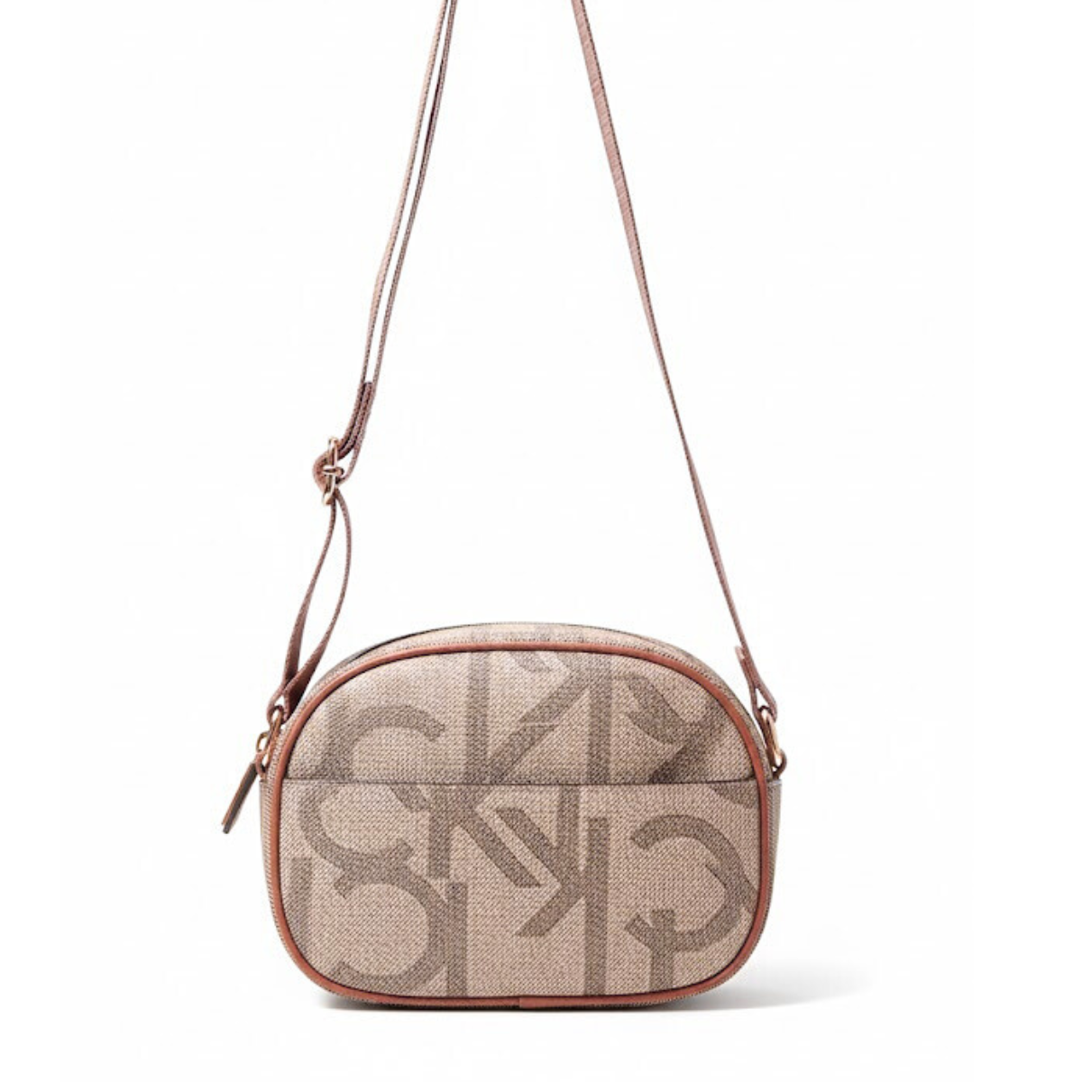 Calvin Klein Ultralight Saddle Handbag Women - BRNOLV - Brown-Olive