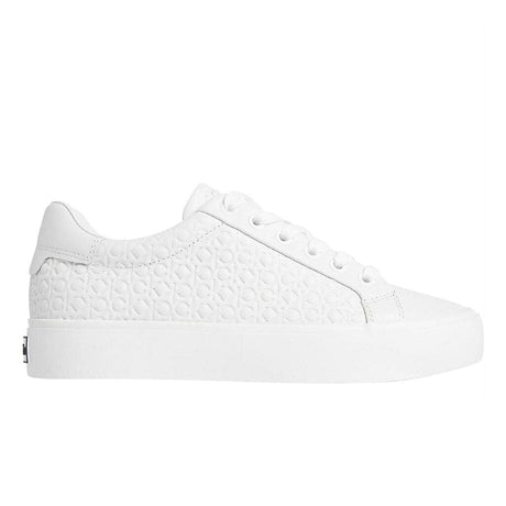 Calvin Klein VULC LACE UP EMBOSS MONO Sneaker - 36 / White - Shoes