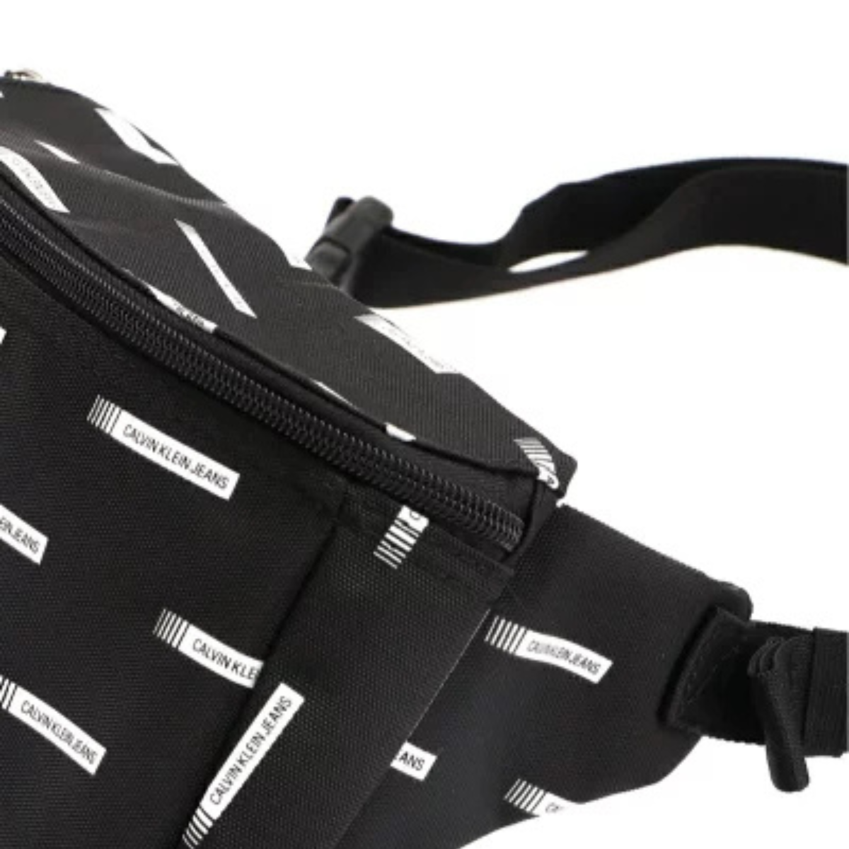 Calvin Klein Waist Bag Allover Print Logo ZM0ZM02132 - BLKWHT - Black/White