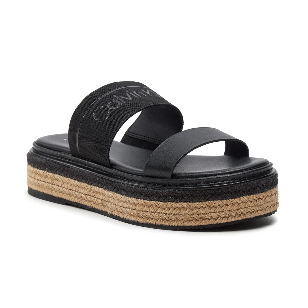 Calvin Klein Wedge Slide He Slippers HW0HW01966 - BLK