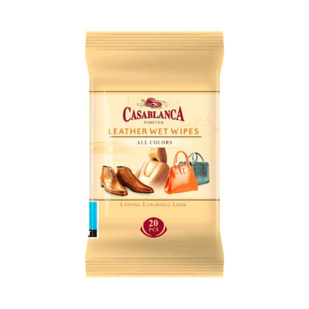 Casablanca Leather Wet Wipes 20 PCS - 20 PCS / Leather Therapy