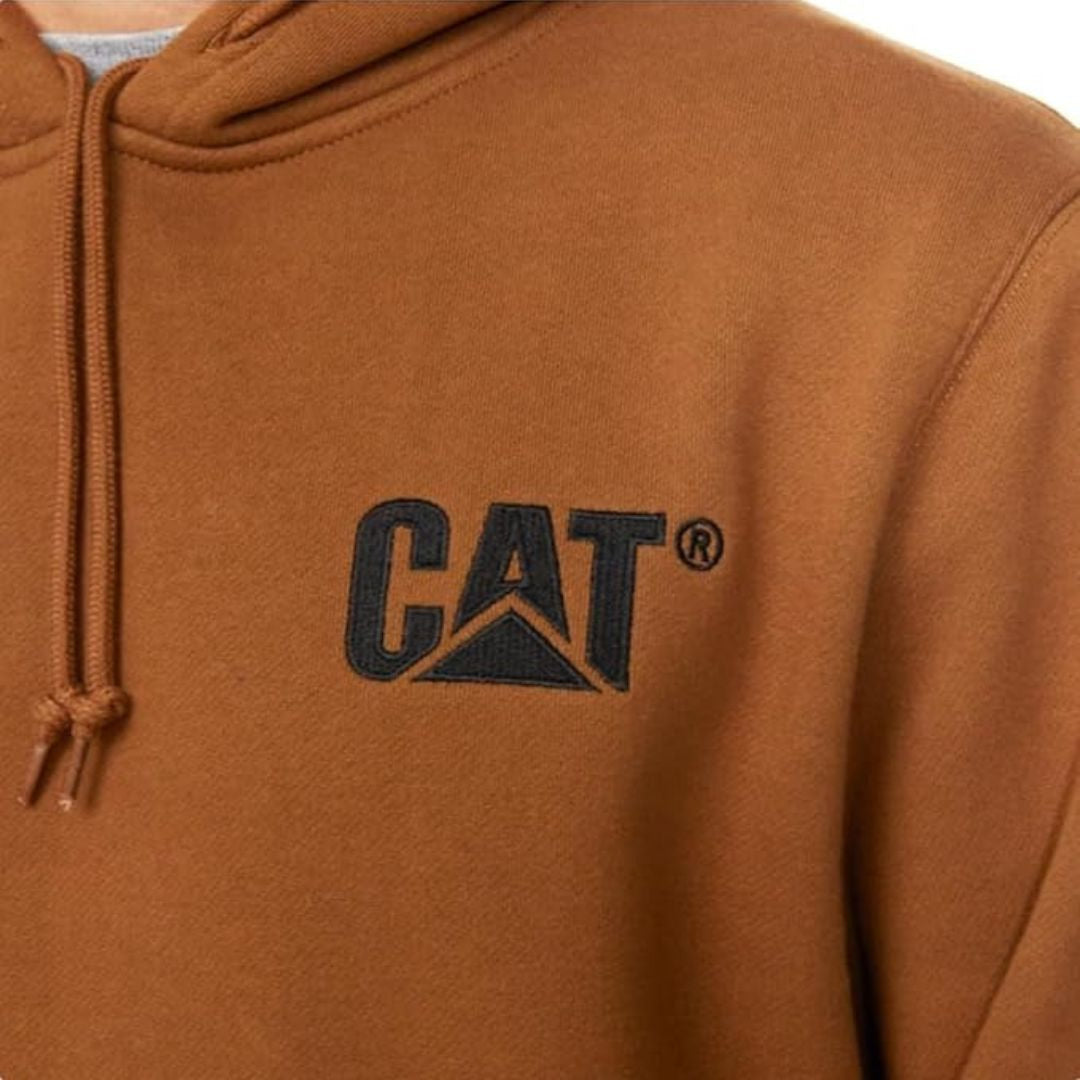 Caterpillar CAT Trademark Hoodies with Embroidered Front Logo Men