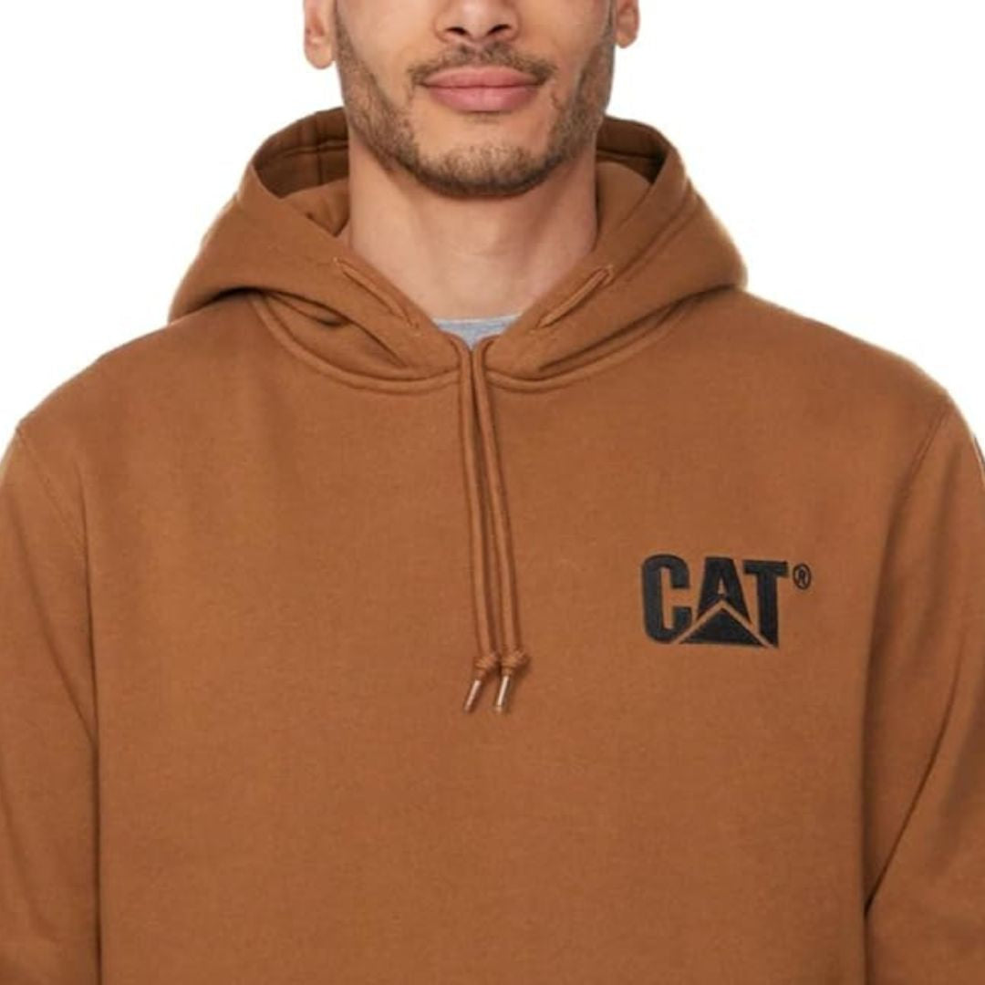 Caterpillar CAT Trademark Hoodies with Embroidered Front Logo Men