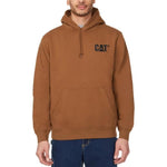 Caterpillar CAT Trademark Hoodies with Embroidered Front Logo Men - Tan / S