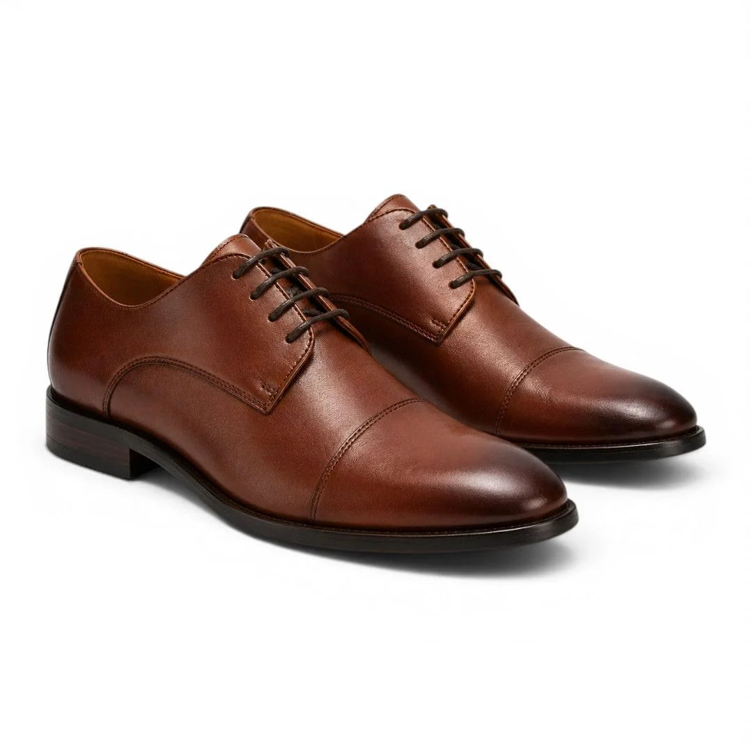 Clarks Banstead Cap Oxford Men - TAN - Tan / 39.5