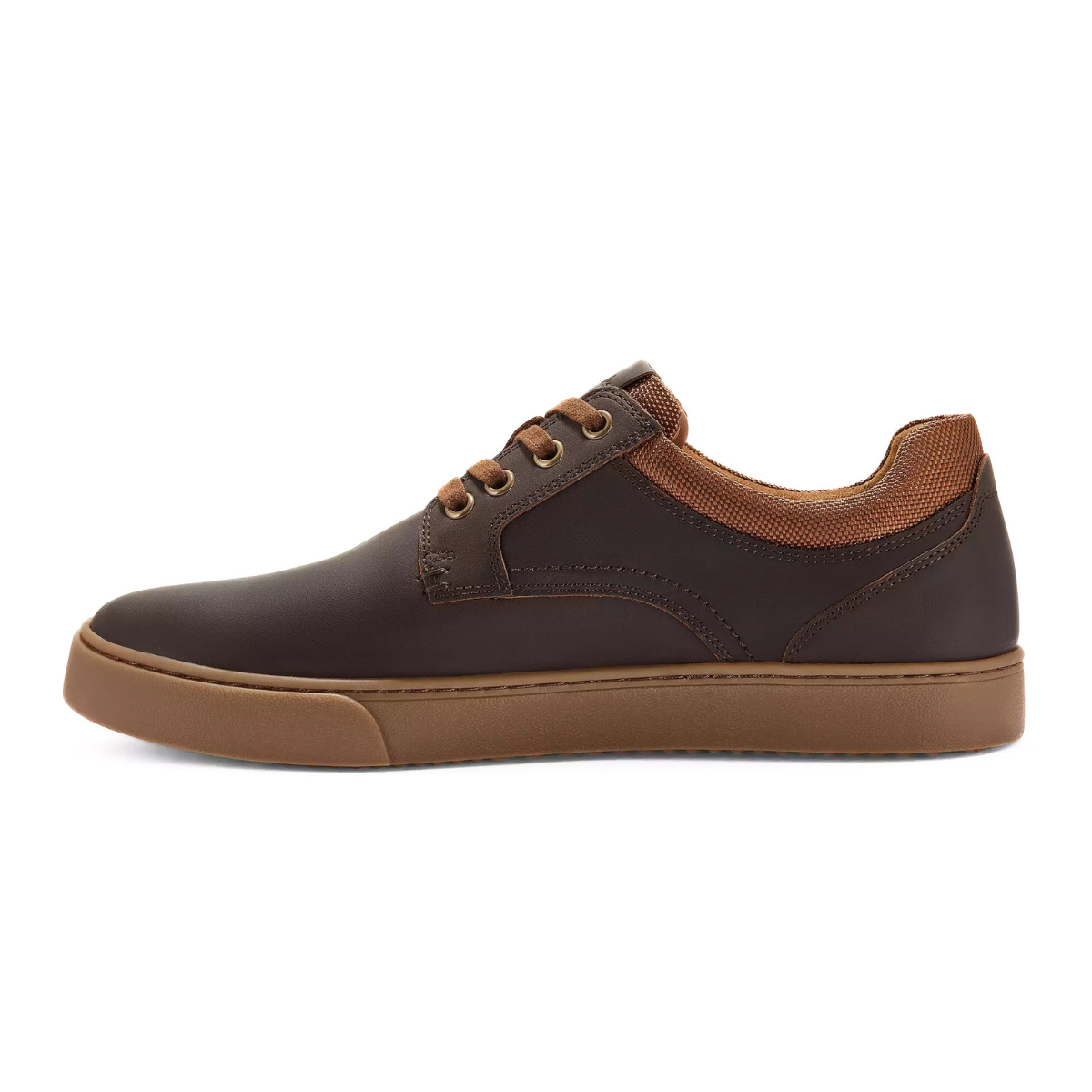 Clarks Lockton Tie Tan Oily Leather Sneaker Men - BRN