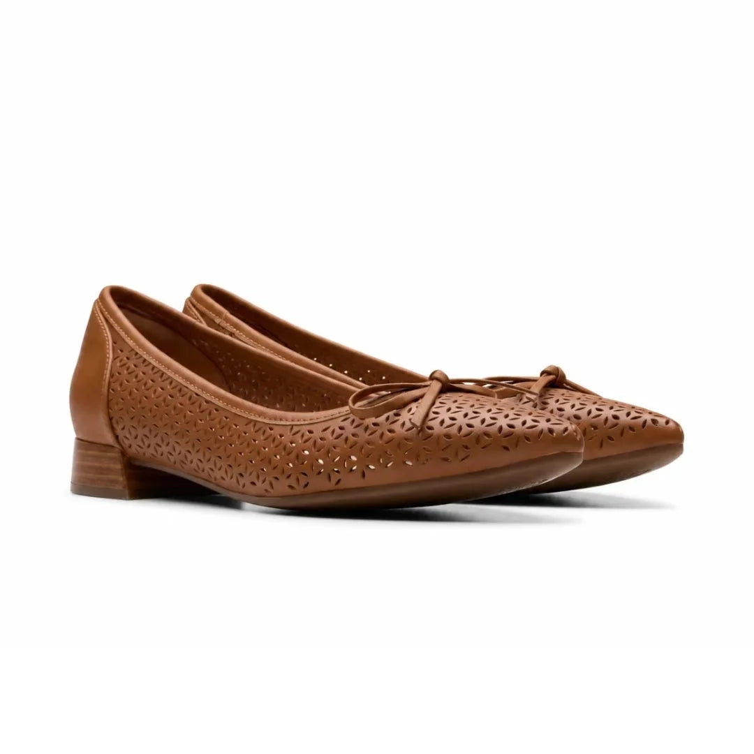 Clarks Natalyn Step Tan Leather Women -TAN - Tan / 35