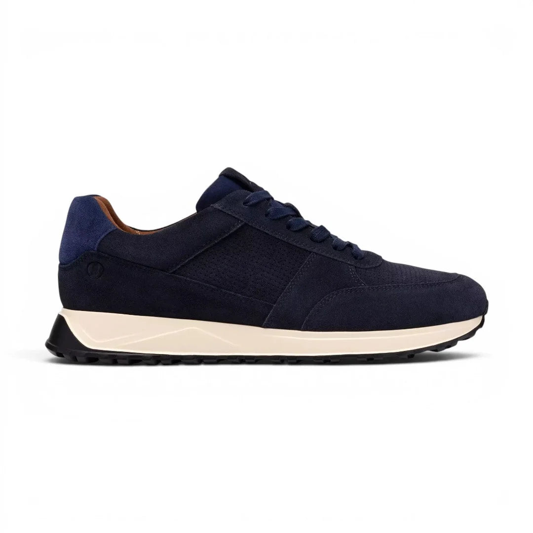 Clarks Radwell Tie Lace-Up Suede Sneaker Men - NVY - Navy / 41
