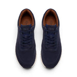 Clarks Radwell Tie Lace-Up Suede Sneaker Men - NVY