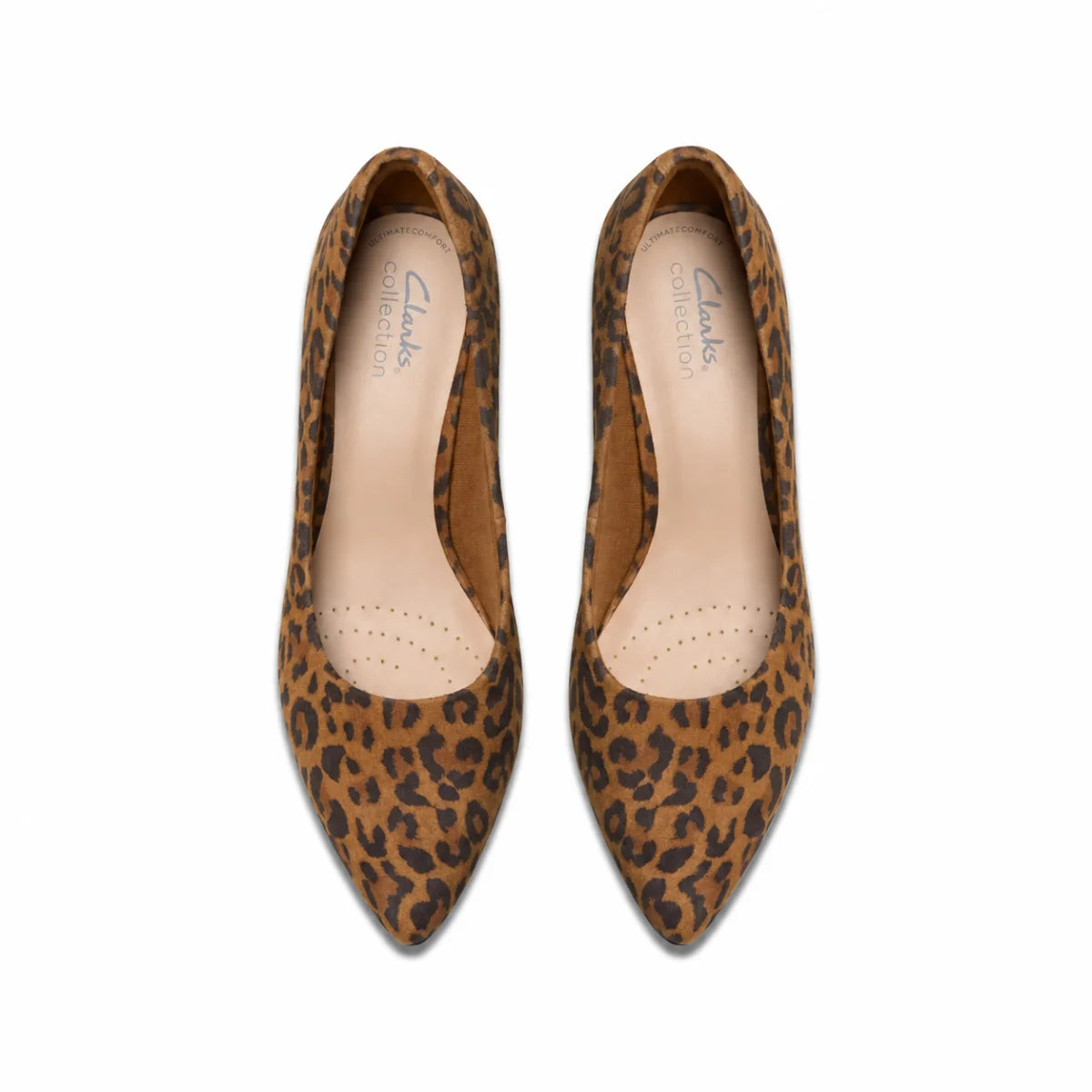 Clarks Shondrah Jade Leopard Print Women -BLK