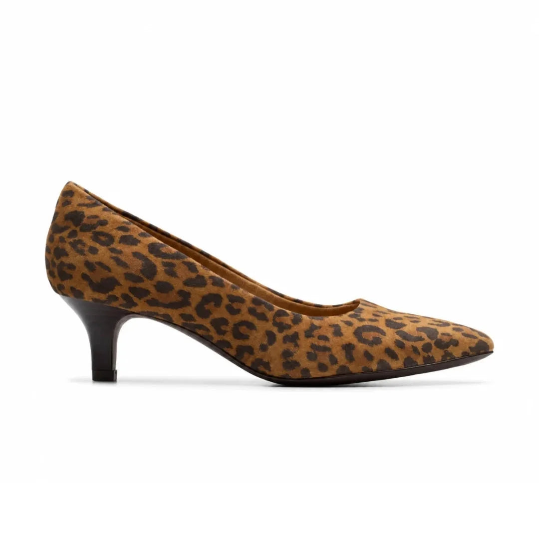 Clarks Shondrah Jade Leopard Print Women - BRN - Brown / 35