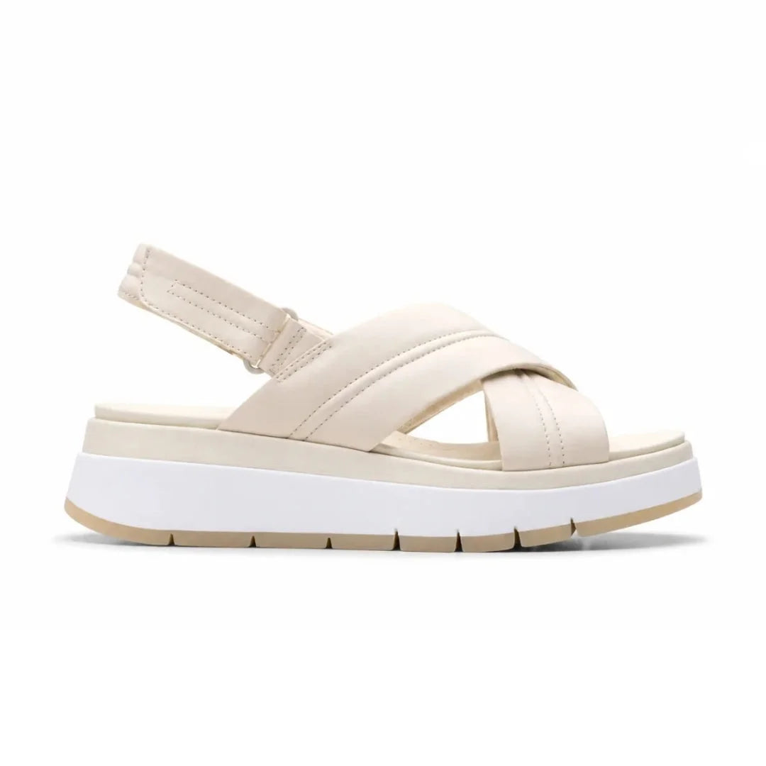 Clarks Tuscan Cross Cream Leather - SOF