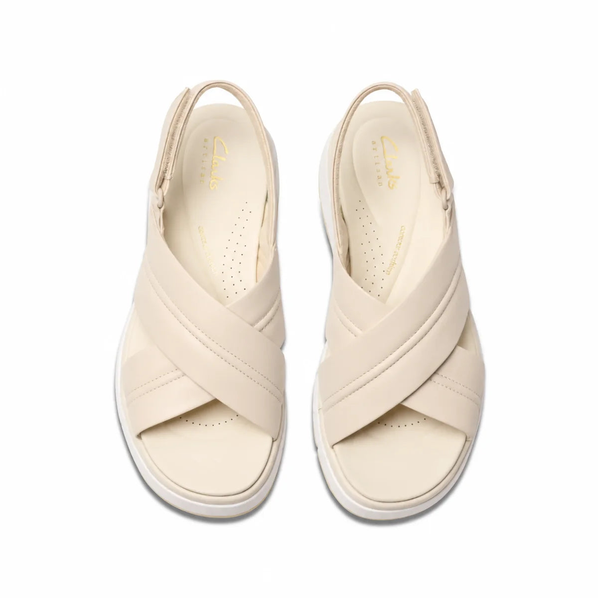 Clarks Tuscan Cross Cream Leather - SOF