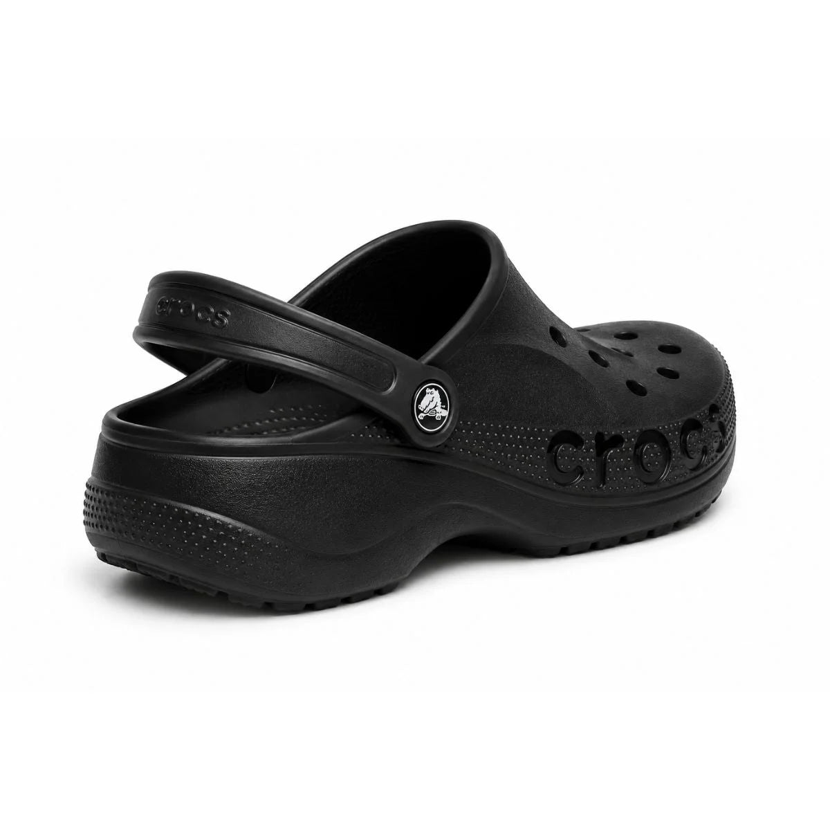 Crocs Baya Platform Clogs - BLK