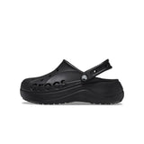 Crocs Baya Platform Clogs - BLK