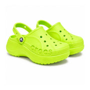 Crocs Baya Platform Clogs - NGR - Neon Green / 35-36