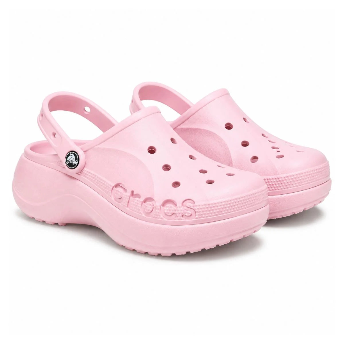 Crocs Baya Platform Clogs - PNK - Pink / 36-37