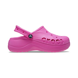 Crocs Baya Platform Clogs - PNK - Pink / 37-38