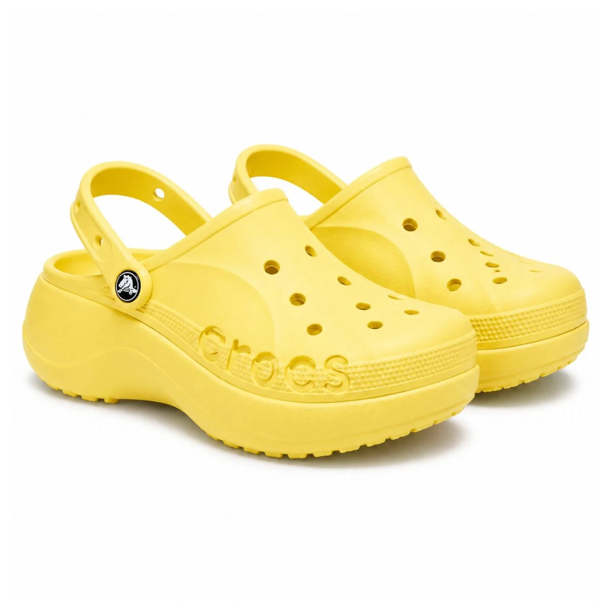 Crocs Baya Platform Clogs - YLO - Yellow / 36-37
