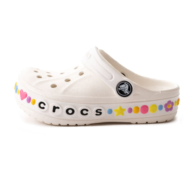 Crocs Bayaband Charm Band Clog Kids - WHT - White / 27-28