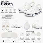 Crocs Bayaband Clog - WHTBLK
