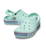 Crocs Bayaband Rainbow Glitter Clog Kids - BLU