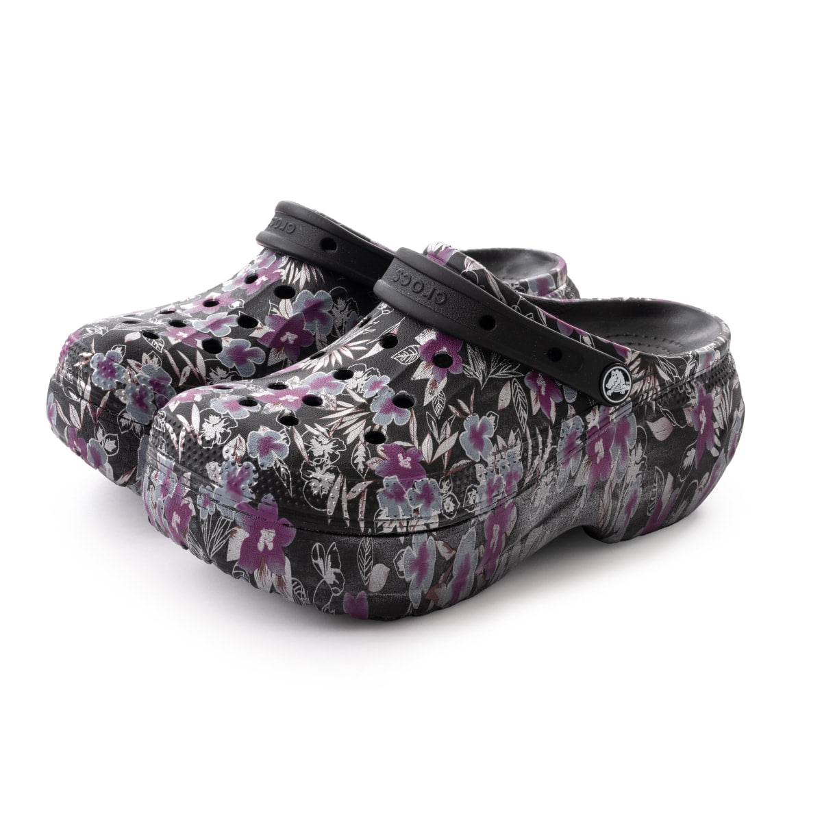 Crocs Bella Flowered Clog Women - BLK