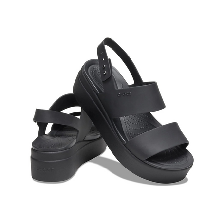 Crocs Brooklyn Low Wedge Women Sandals - BLK