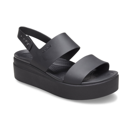 Crocs Brooklyn Low Wedge Women Sandals - BLK