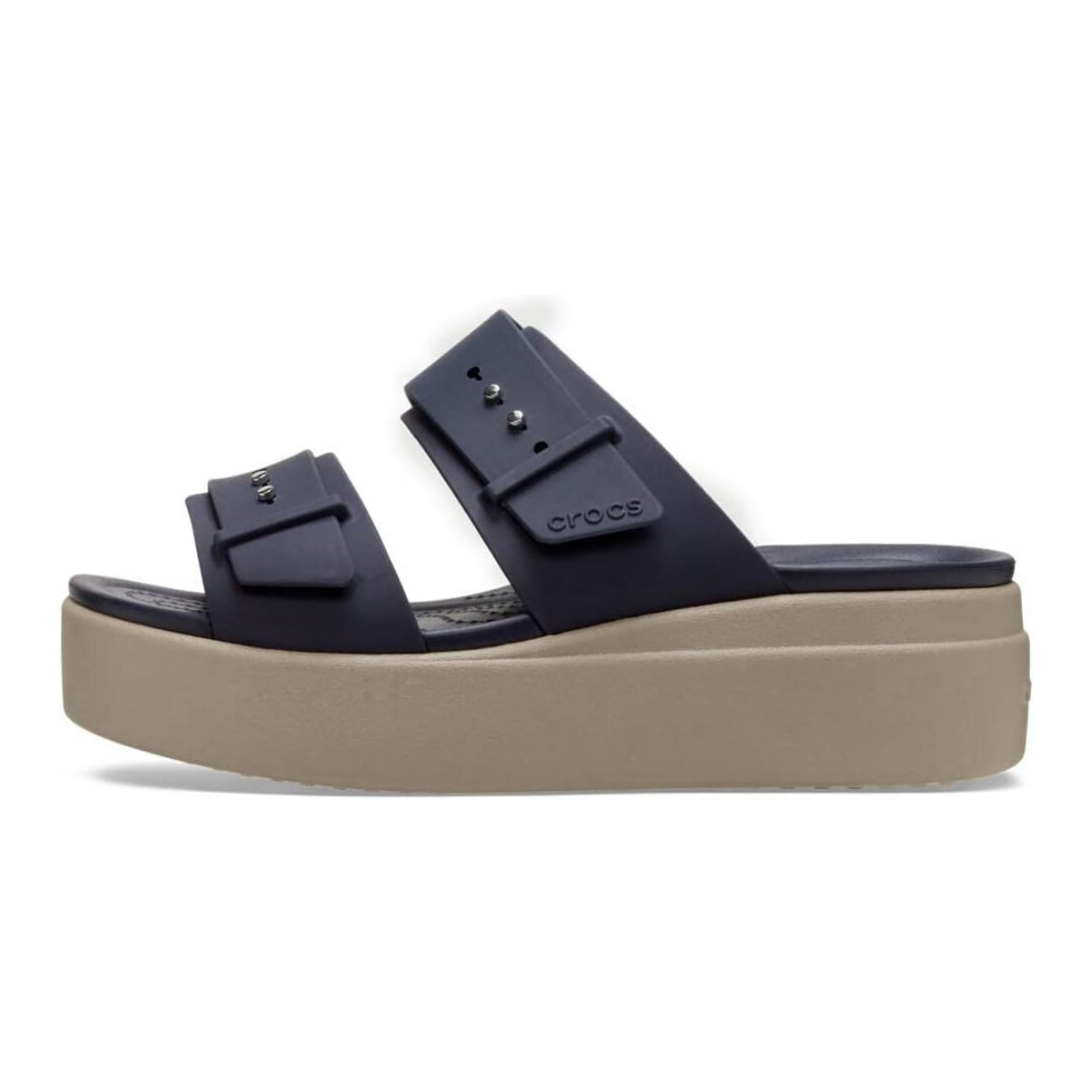Crocs Brooklyn Low Wedge Women Sandals - NVY