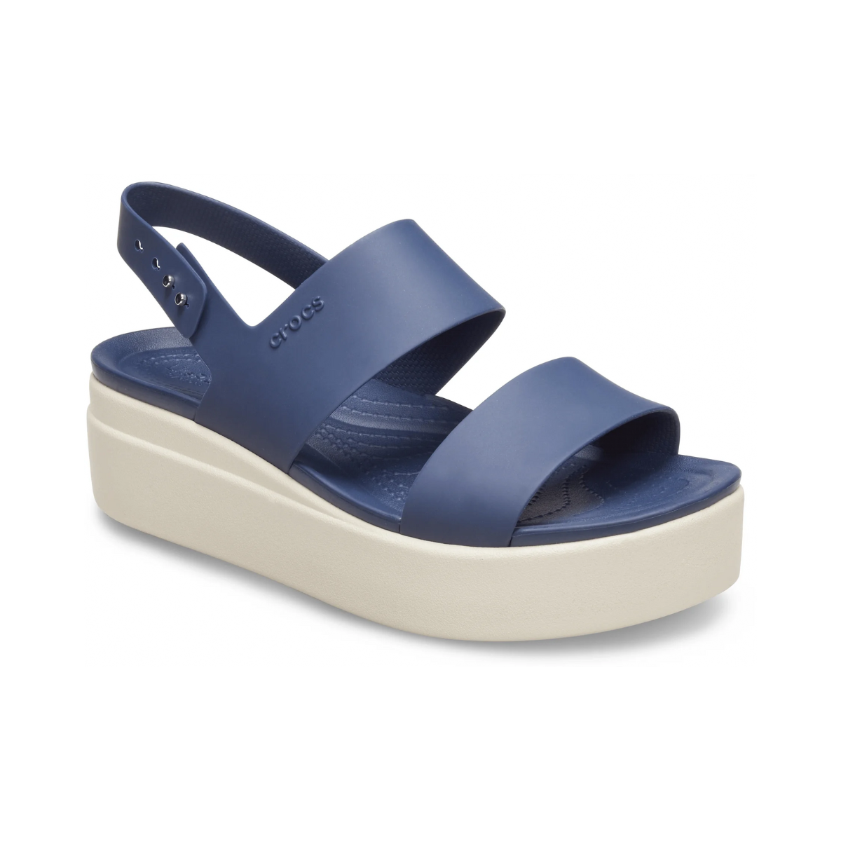 Crocs Brooklyn Low Wedge Women Sandals - NVY