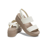 Crocs Brooklyn Low Wedge Women Sandals - Oyster