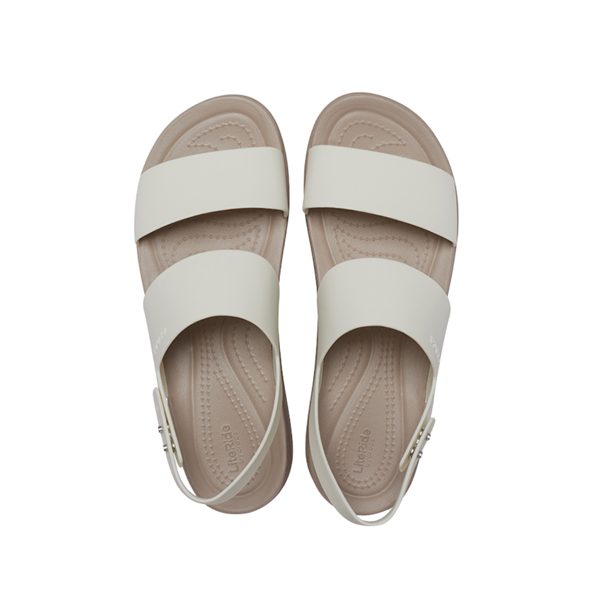 Crocs Brooklyn Low Wedge Women Sandals - Oyster