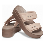 Crocs Brooklyn Low Wedge Women Sandals - WHT