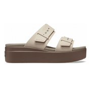 Crocs Brooklyn Low Wedge Women Sandals - WHT - White / 36-37