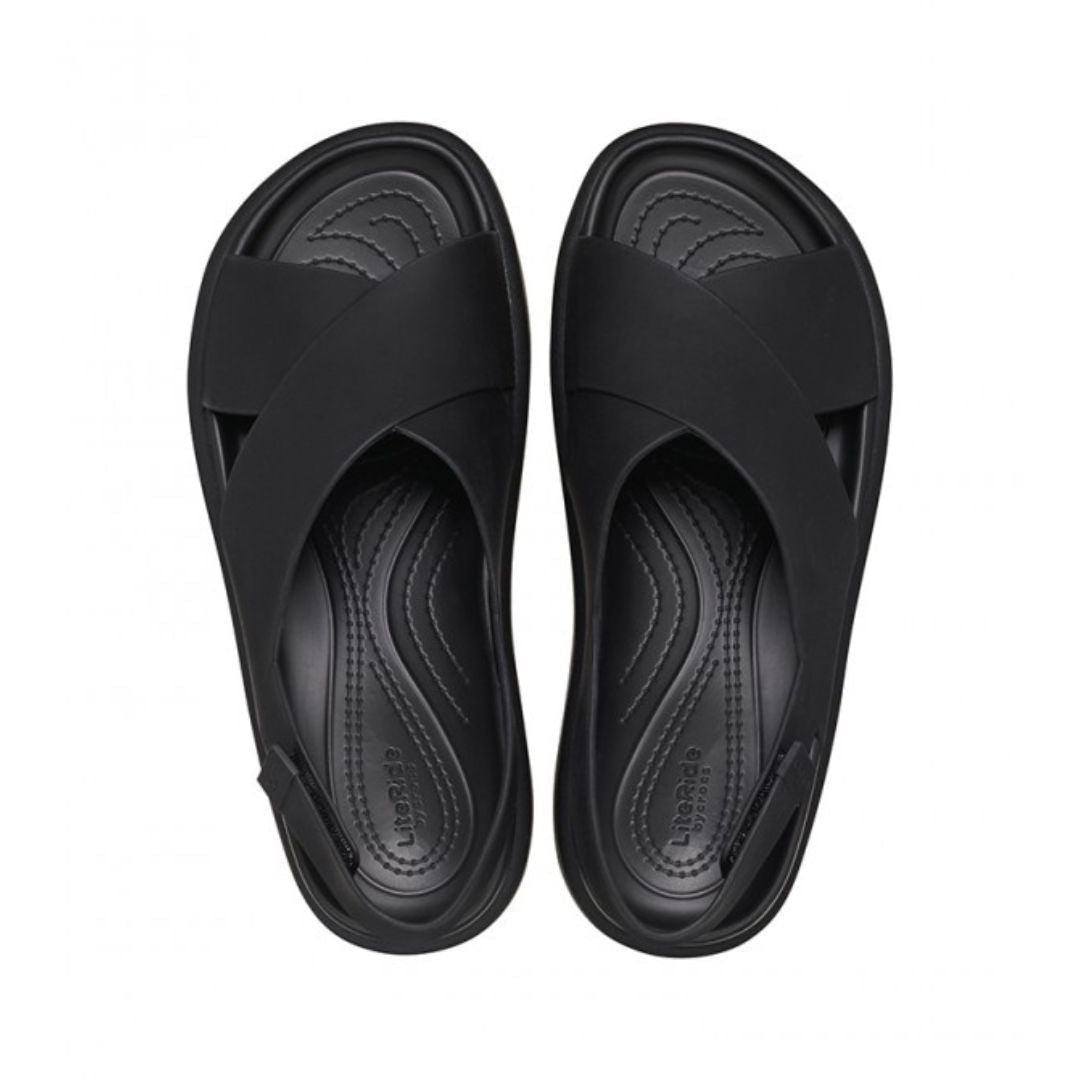 Crocs Brooklyn Luxe X-Strap Women Sandals - BLK