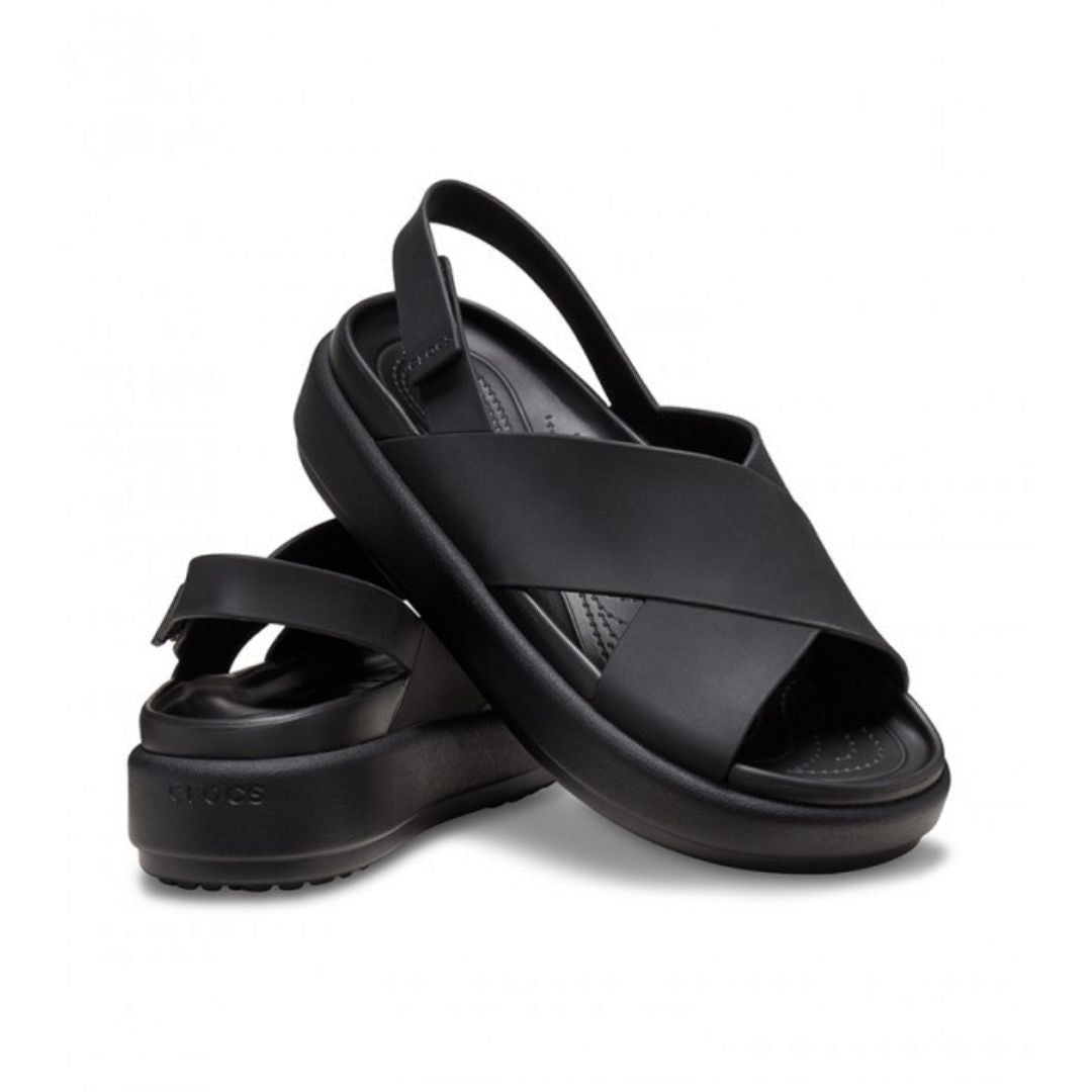Crocs Brooklyn Luxe X-Strap Women Sandals - BLK
