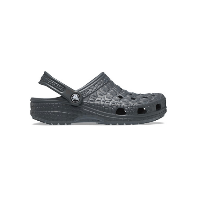 Crocs Classic Crocskin Clog - GRY - Gray / 37-38