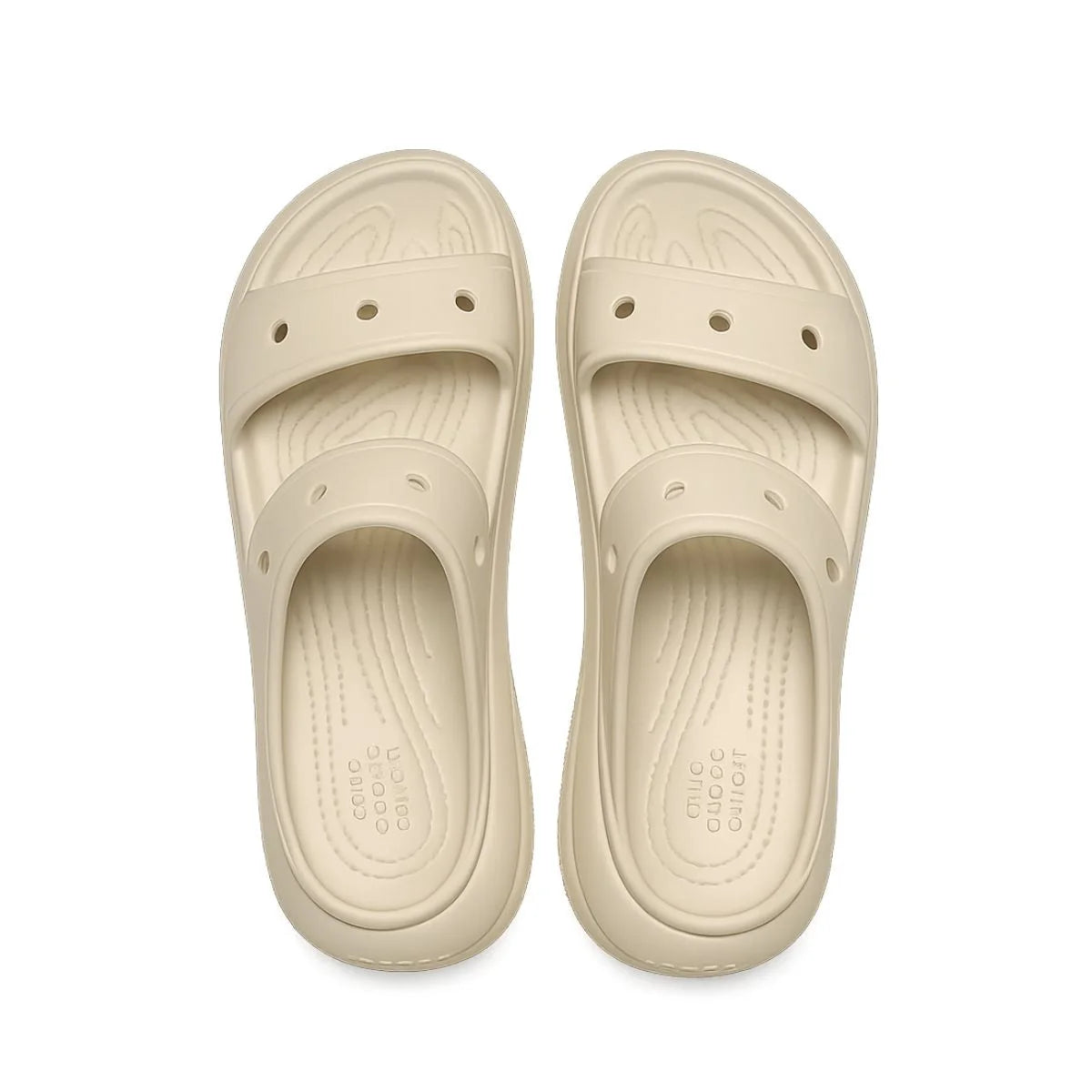 Crocs Classic Crush Shimmer Women Sandal - BEG
