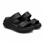 Crocs Classic Crush Shimmer Women Sandal - BLK - Black / 35-36