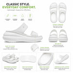 Crocs Classic Crush Shimmer Women Sandal - WHT