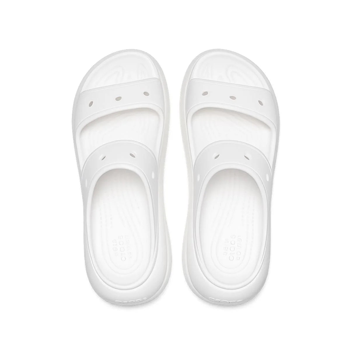 Crocs Classic Crush Shimmer Women Sandal - WHT
