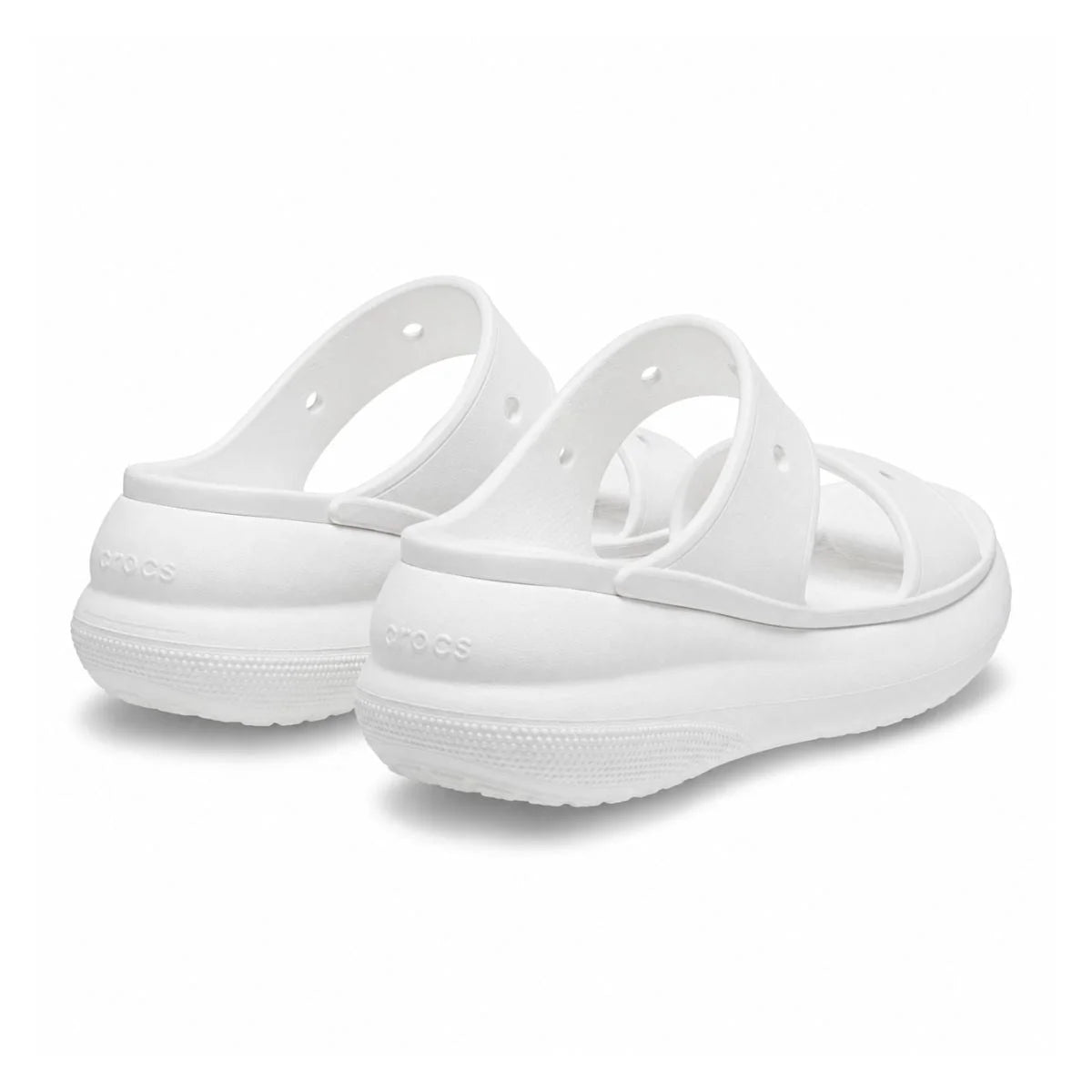 Crocs Classic Crush Shimmer Women Sandal - WHT