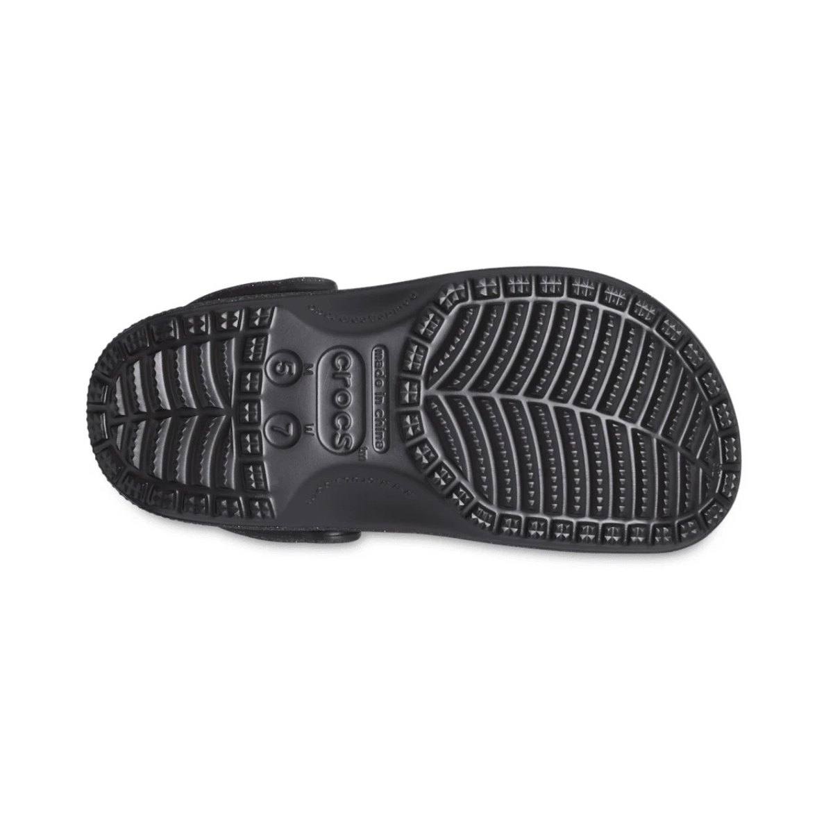 Crocs Classic Glitter Women Clog - BLK