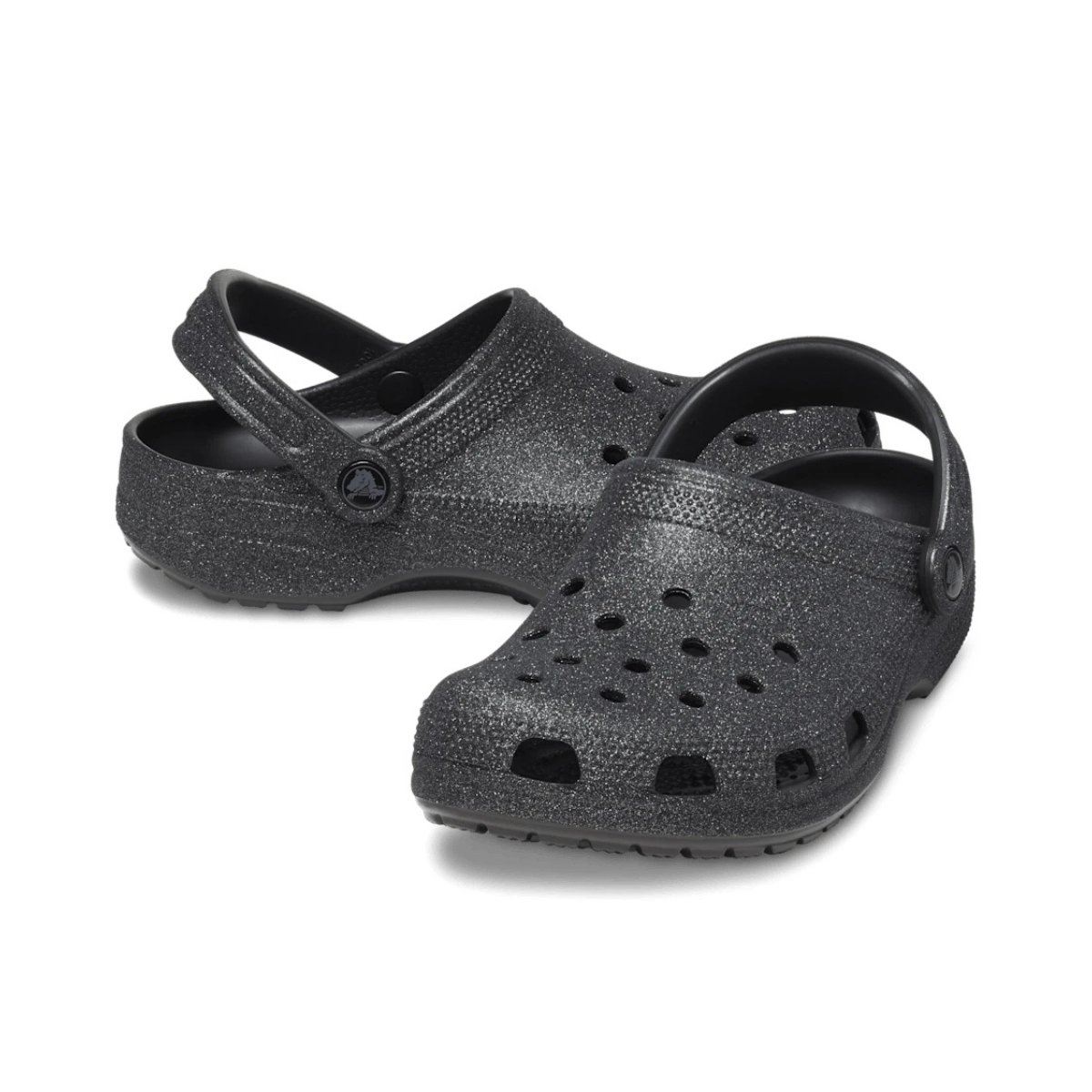 Crocs Classic Glitter Women Clog - BLK