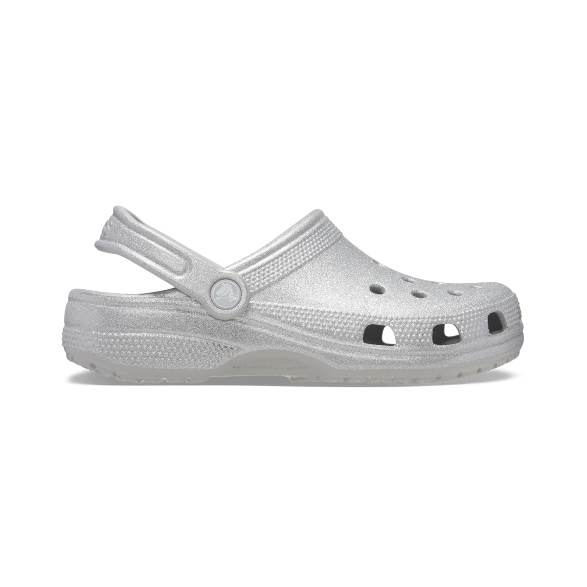 Crocs Classic Glitter Women Clog - SLV - Silver / 36-37