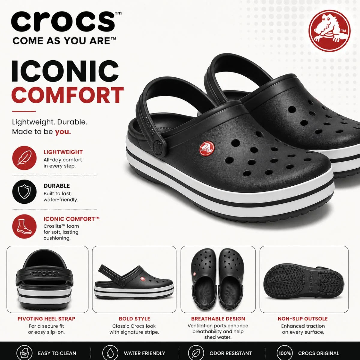 Crocs Crocband Clog - BLK