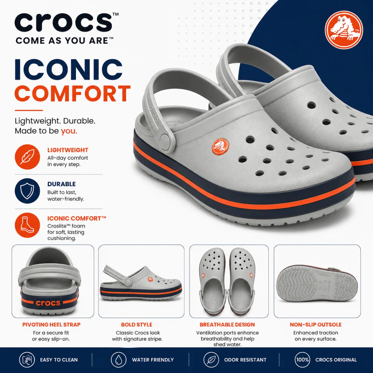 Crocs Crocband Clog - GRY