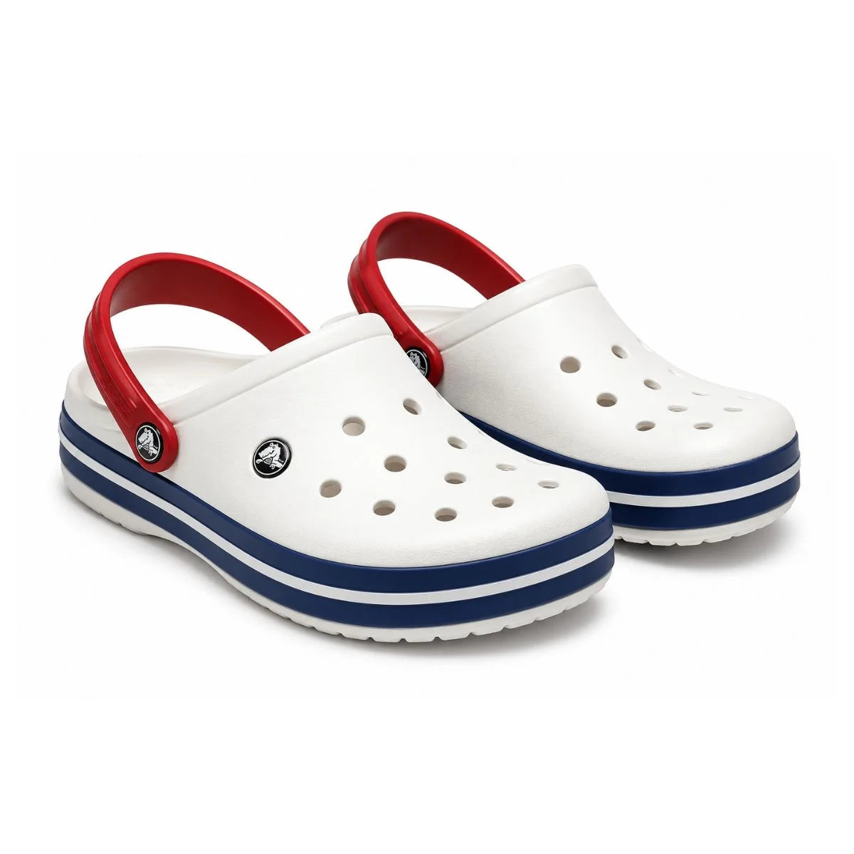 Crocs Crocband Clog - WHTNVY - White-Navy / 36-37